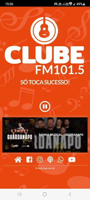 Clube FM 101.5 - Curitiba Screenshot 0