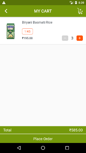 MyHome Grocery Screenshot 2