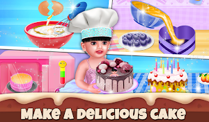 Aadhya's Birthday Cake Maker Screenshot 0