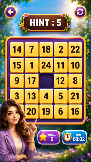 Number Arrange Puzzle Game Screenshot 1