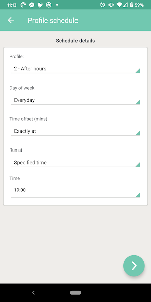 Schedule by zencontrol Screenshot 1