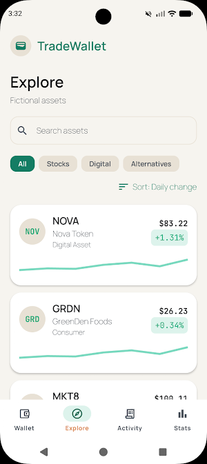 TradeWallet Screenshot 1