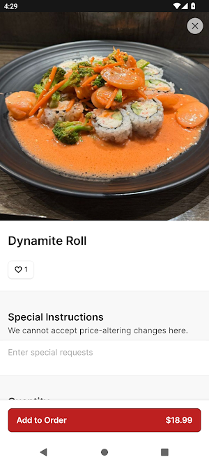 Koibito One Sushi & Teriyaki Screenshot 3