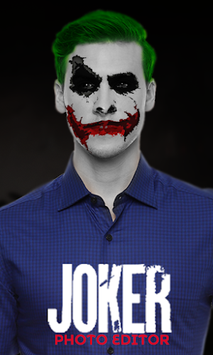 Text on photo - Joker Face Photo Editor Clown Mask Screenshot 0