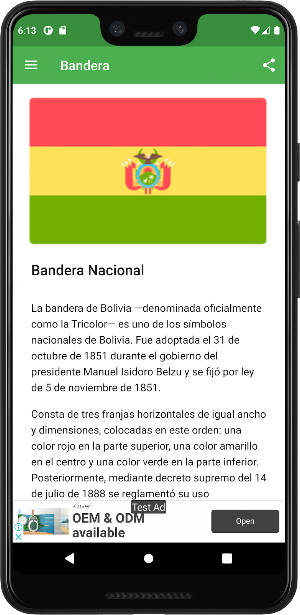 Símbolos Patrios de Bolivia Screenshot 2