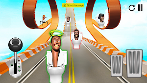 Toilet Stunt Driving Challenge Screenshot 0