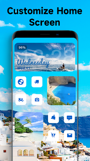 Phone Themes: Widgets, Icons Screenshot 0