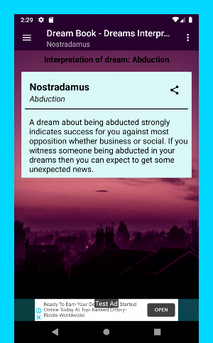 Dreams Dictionary Free Screenshot 3