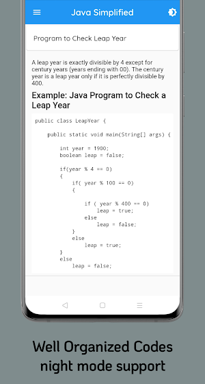 Java Simplified (Notes,Programming,Compiler) Screenshot 3