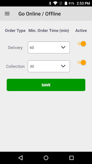 Foodbull Order Manager Screenshot 3