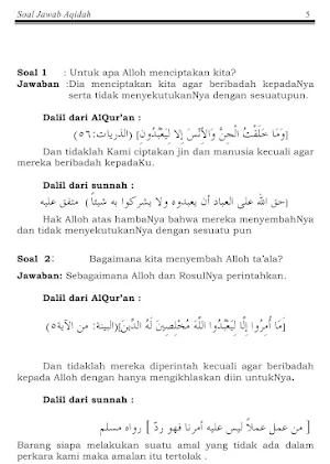 Soal Jawab Aqidah Screenshot 1
