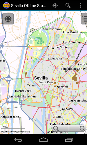 Seville Offline City Map Screenshot 1