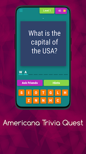 Americana Trivia USA Quiz Game Screenshot 0