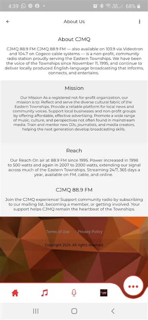CJMQ FM Radio Screenshot 2