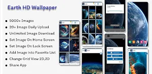 Earth HD Wallpaper & 4K Photos Screenshot 0