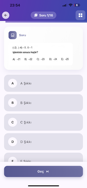 KPSS Matematik Sorular 2026 Screenshot 1