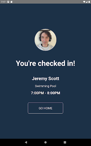 American Pool Check-In Screenshot 1
