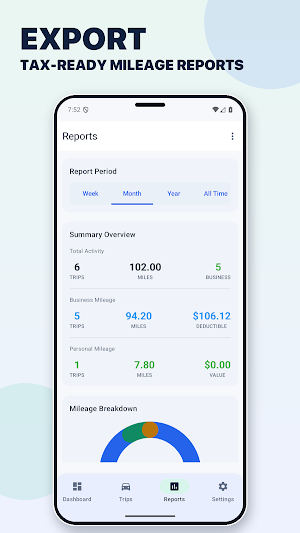 MileLog - Fast Mileage Tracker Screenshot 2