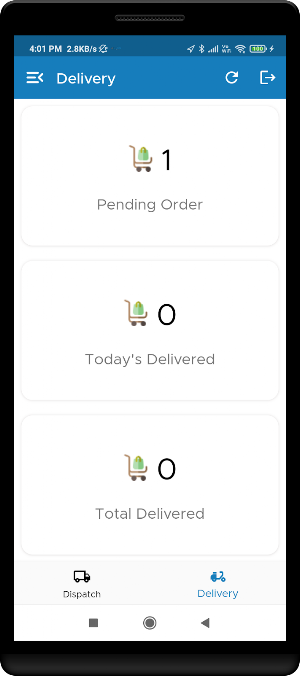 Nivida Retail Delivery Screenshot 1