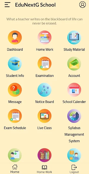 EduNextG India LLP School ERP Screenshot 2