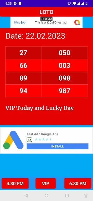 លទ្ធផលឆ្នោតយួន LOTO Screenshot 1