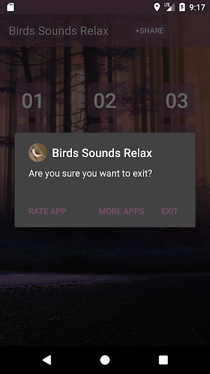 Birds Sounds Relax and Ringtones Screenshot 2