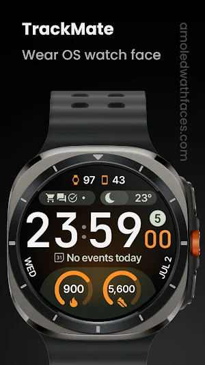 TrackMate Watch Face Screenshot 0