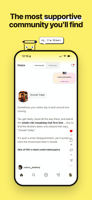 Ithaka: Writing & Reading App Screenshot 1