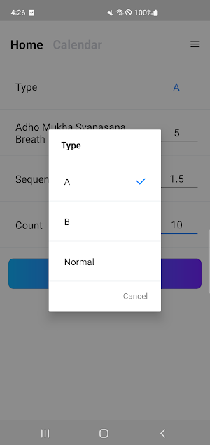 Surya Namaskar Counter Screenshot 1