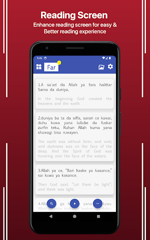 Hausa English Bible Screenshot 0