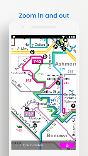 Gold Coast Bus Train Tram Map Screenshot 2