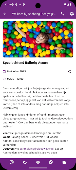 Stichting Pleegwijzer Screenshot 2