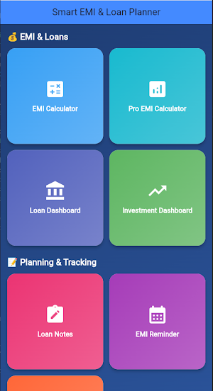 Smart EMI & Loan Planner Screenshot 0