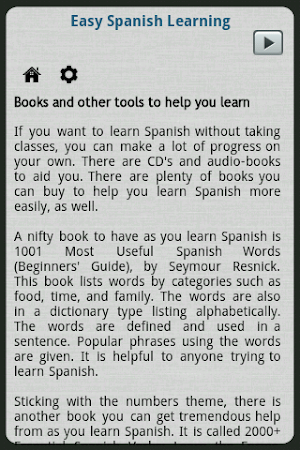Easy Spanish Learning Screenshot 2
