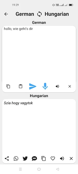 German To Hungarian Translator Screenshot 2