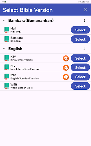Bambara English Audio Bible Screenshot 2