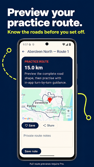 Driving Test Routes UK: Maps Screenshot 1