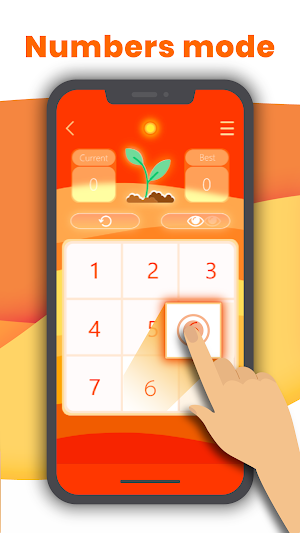 Fifteen 15 puzzle game - sliding tiles app Screenshot 3