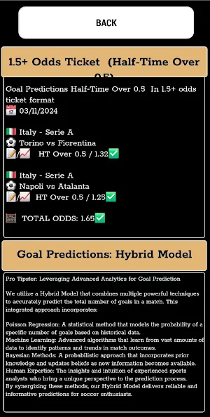 Goal Predictions - Pro Tipster Screenshot 1