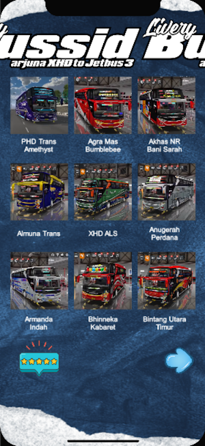 Livery Bussid Arjuna XHD JB 3 Screenshot 0
