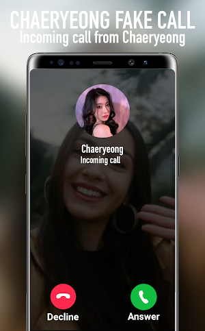 Chaeryeong Fake Call Screenshot 3