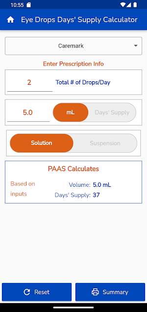 Rx Days’ Supply Calculator Screenshot 3