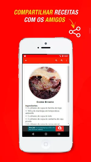 Receitas de Cookies Screenshot 0