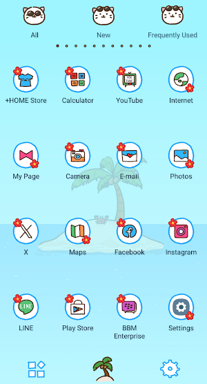 Island Pals Theme +HOME Screenshot 2
