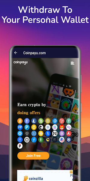 Faucet Link - Earn crypto Screenshot 3