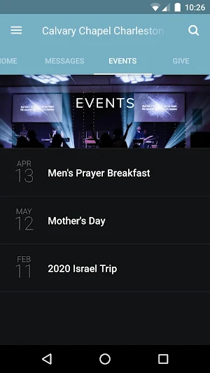 Calvary Chapel Charleston Screenshot 2