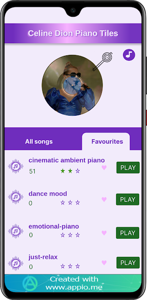 Celine Dion Piano Tiles Screenshot 3