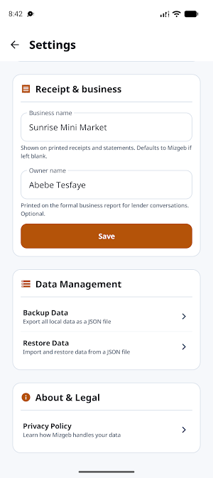 Mizgeb Screenshot 2