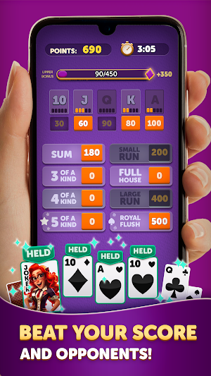 Yatzy Cards Screenshot 1