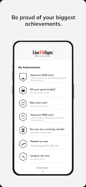 Live Fit Gyms Screenshot 1